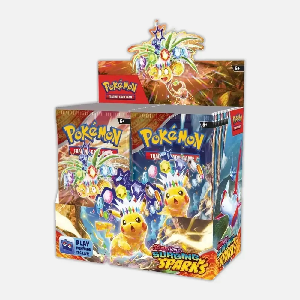 surging sparks booster box case